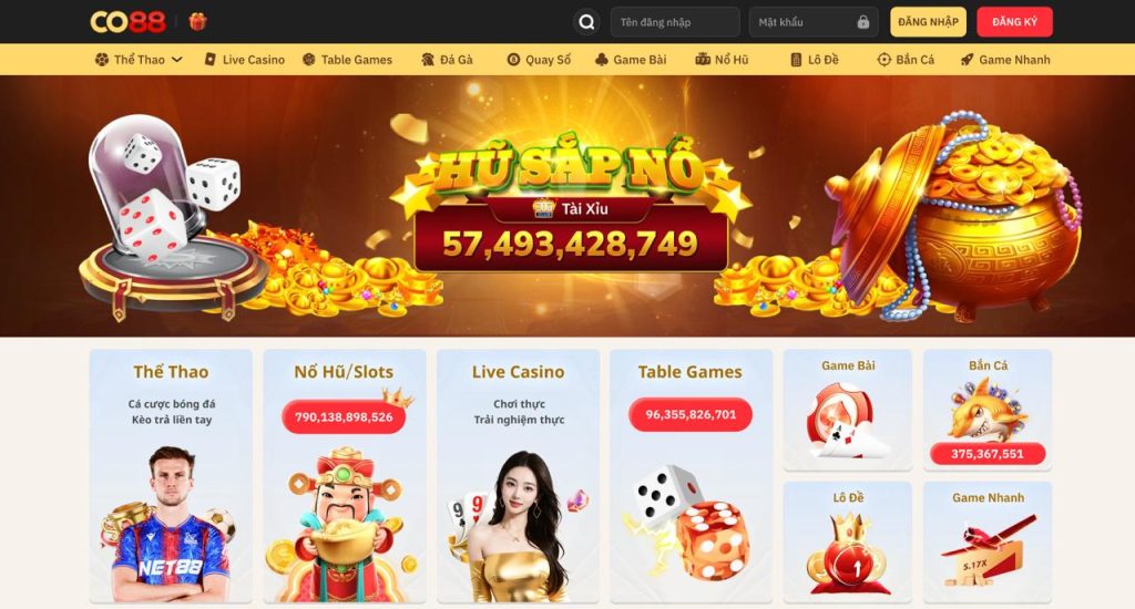 CO88 | Nhà Cái Cá Cược Thể Thao, Casino, Nổ Hũ Top #1 Việt Nam