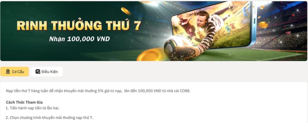 Ưu Đãi Nạp Thứ 7 Hàng Tuần